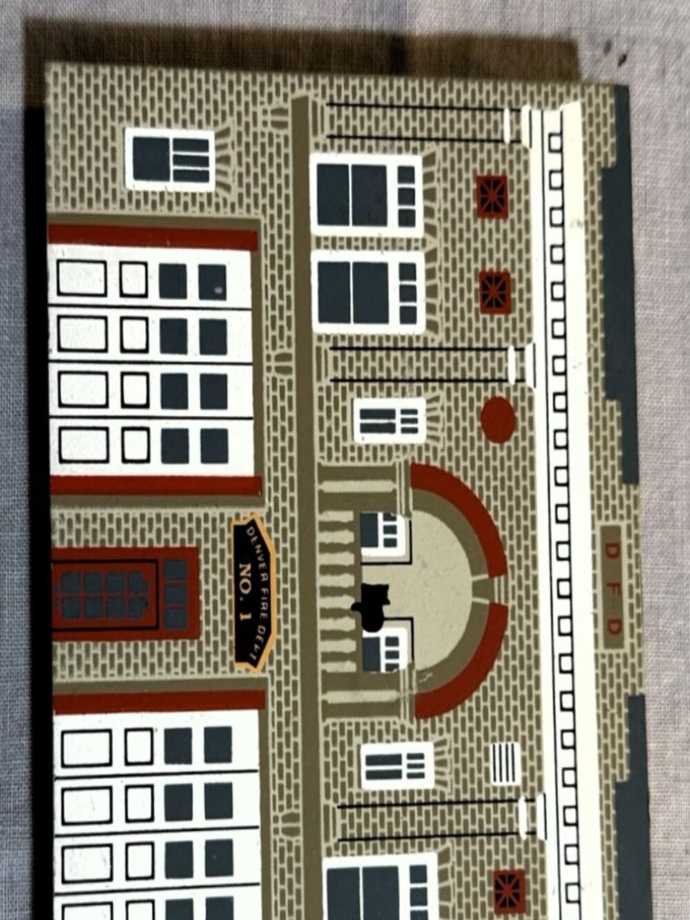 CATS MEOW DENVER NO. 7 FIREHOUSE SERIES (Signed 1994, Retired) LIKE NEW